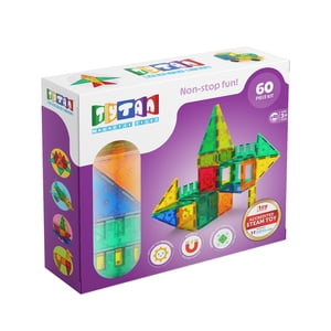 Tytan Magnetic Tile Building Set - 60-Piece STEAM Magnetic Toys for Kids Ages 3+