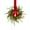 L-4Pcs#2, variant on 4Pcs Christmas Wreaths with Red Velvet Bow & Red Berries, Mini Christmas Wreaths for Cabinets 10 Inch,Artificial Small Kitchen Wreaths for Window Front Door Farmhouse Wall Xmas Decor