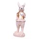 thumbnail image 1 of Miniaturas para decoración Figura de conejo de Pascua Arte de resina Artículo de casa de muñecas de conejo Flor amarilla, 1 of 9