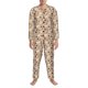 thumbnail image 3 of Balery Wine Glasses Pijama para Hombre de Dos Piezas con Manga Larga, Conjunto de Dormir y Descanso Suave con Bolsillos-Large, 3 of 7