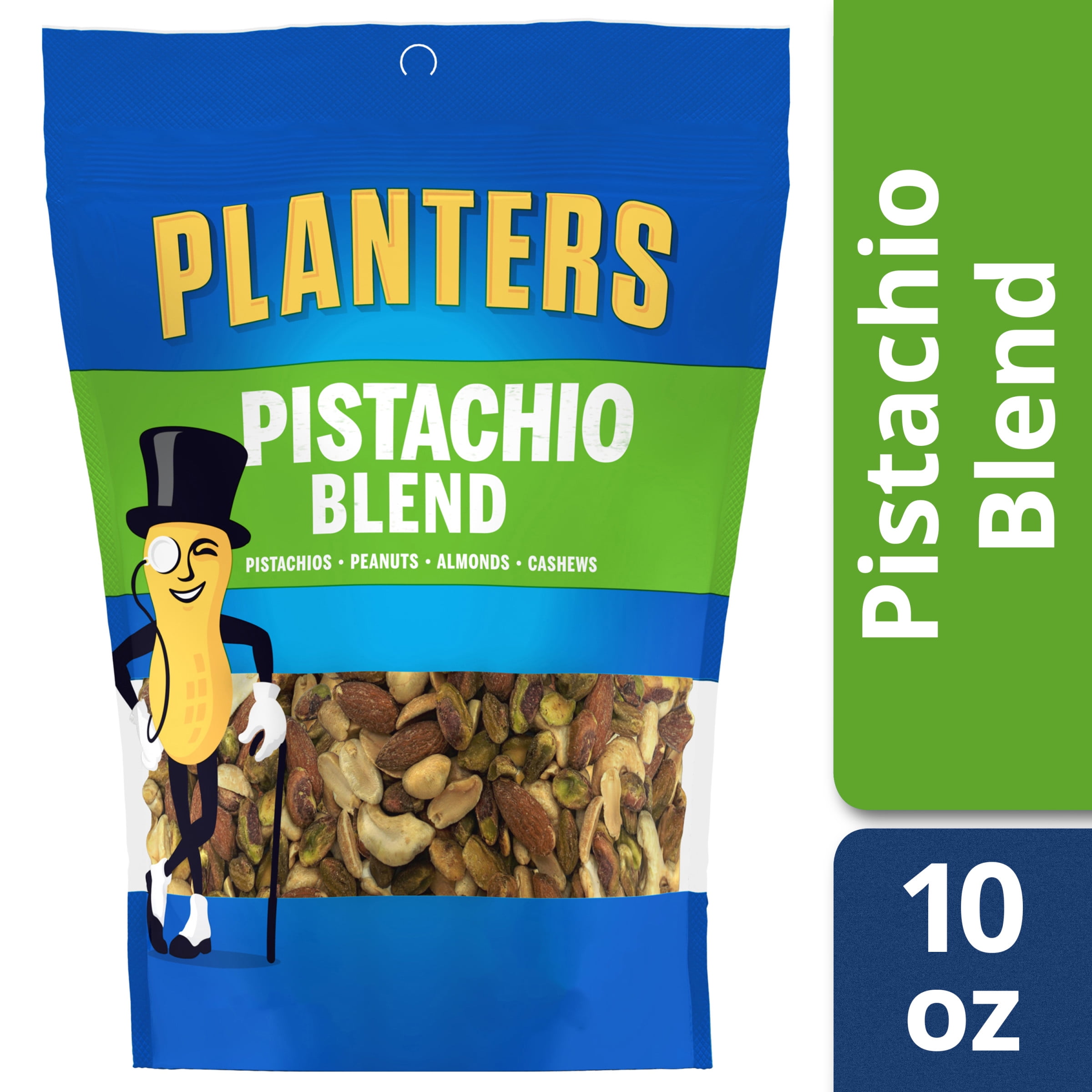 Planters Pistachio Blend 10 oz Bag - Walmart.com - Walmart.com