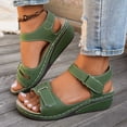 thumbnail image 6 of XIMIN Orthopedic Flat Wedge Sandals for Womens Low Heel Sandal Open Toe Walking Dressy Arch Support Walking Summer Outdoor Walking Comfortable Shoes, 6 of 8