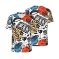 thumbnail image 3 of Daiia French Food Mens Baseball Jersey Button Down Shirts Short Sleeve Sports Uniforms-Medium, 3 of 9