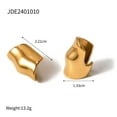thumbnail image 7 of PISONIC Chunky Ear Cuff for Women - 18K Gold Plated Huggie Hoop, Non Piercing Cuff Earrings, Clip On Elegant Ear Clips, Cartilage Wrap, Fashionable Fake Earring Cuffs for Non Pierced Ears, 7 of 7