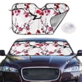 thumbnail image 2 of Fotbe Cherry Blossoms Car Windshield Sunshade | Sun Visor Protector Front Window Shade, Keeps Out UV Rays, Keeps Your Vehicle Cool-Medium, 2 of 7