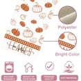 thumbnail image 4 of Pumpkins Fall Table Runner,Thanksgiving Pumpkin Table Decoration for Home Party Thanksgiving Holiday Decor for Indoor Outdoor Dining Table 13*72 inch Perfect for Thanksgiving and Autumn Decor, 4 of 6