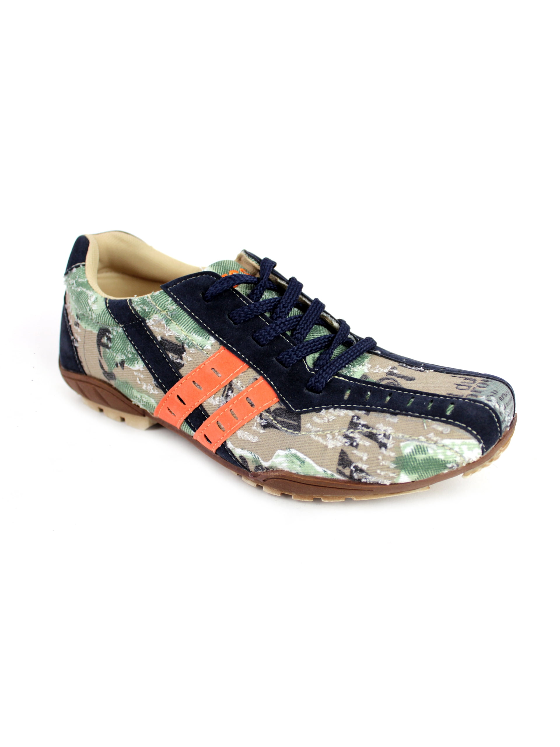 Fiesso By Aurelio Garcia Fiesso By Aurelio Garcia Mens Designer Fashion Lace Up Sneakers Walking Shoes Olive Fi2021 Walmart Com Walmart Com