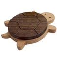 thumbnail image 1 of Wooden Turtle Coasters - Heat-Resistant Drink Mats for Bars, Cafes, and Home, 1 of 5