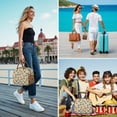 thumbnail image 7 of Womens LightBeige Cartoon Dinosaurs Plants Pattern Lunch Box for Work,Insulated Lunch Bag for Women,Loncheras Para Mujer,Leakproof Adult Lunch Bag for Work,Beach,Travel,Picnic,Camping, 7 of 7