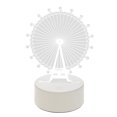 thumbnail image 2 of Lámpara USB 3D LED Luz de noche junto a la cama Amor romántico Lámpara de mesa de escritorio de acrílico (E) Ndcxsfigh Nuevos Originales, 2 of 8