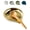 Gold, variant on Spoon Rest for Stove Top, 5 inch Large Cooking Spoon Holder for Kitchen Countertop Ceramic Ladle Holder for Spatula, Tong, Heat-Resistant, Farmhouse Kitchen Decor for Father‘s Day, Black