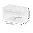 thumbnail image 3 of EUDIDV Ice Lattice Ice Cube Tray Two In One Ice, Shaped Ice Pellets, Circular Ice Balls, Lattice Ice Shovels, Double Layer With Cover, Press Ice Storage Box Ice Lattice Mold Ice Molds for Whiskey, 3 of 3
