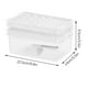 thumbnail image 3 of Hielo dos en uno, bolitas de hielo moldeadas, bolas de hielo circulares, palas de hielo de rejilla, doble capa con tapa, caja de almacenamiento de hielo prensado, 3 of 3