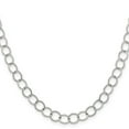 thumbnail image 3 of Stainless Steel Fancy Chain Necklace Polished 8 mm Circle Link 24in 24 inch, 3 of 5