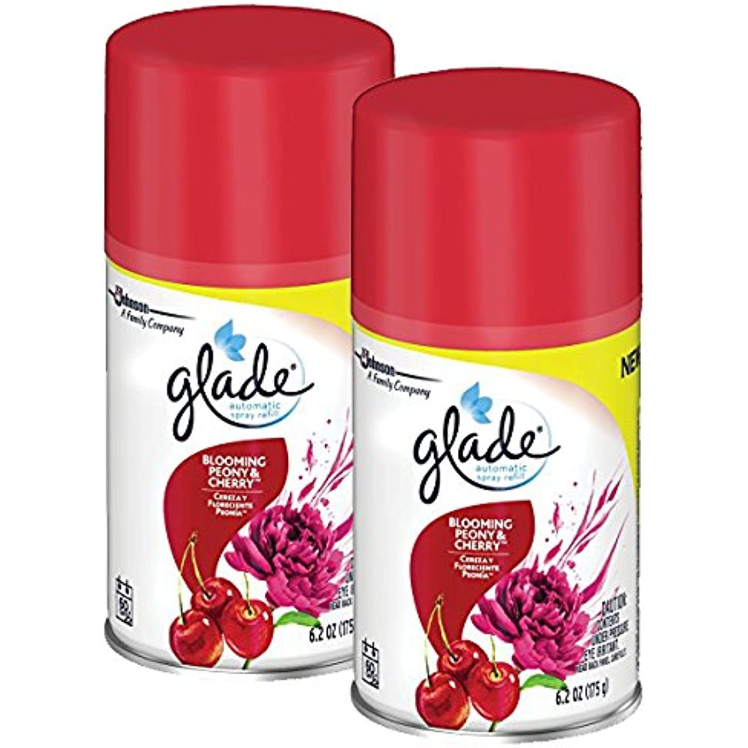 Glade Automatic Spray Air Freshener Refill Tzsbx, 2Units (Blooming