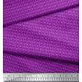 thumbnail image 2 of Soimoi Purple Poly Georgette Fabric Geometrical Star Geometric Print Sewing Fabric Yard 52 Inch Wide, 2 of 3
