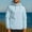 Light Blue, variant on Men's Waterproof Rain Jacket Outdoor Raincoat Shell Jacket Breathable Jacket for Travel or Daily Wear