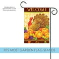 thumbnail image 3 of Toland Home Garden Turkey Harlequin Fall Harvest "Welcome" Garden Flag 18" x 12.5", 3 of 5