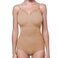 thumbnail image 1 of SHAPEVIVA Women Shapewear Bodysuit Tummy Control Body Shaper Slimmer Seamless Briefer, 1 of 7