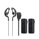 thumbnail image 1 of 2Pcs Mini Walkie Talkie 400-470MHz 2-Way Radio 3W Transceiver Earpiece Headset Earmuff USB Powered, 1 of 5