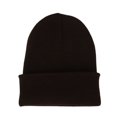 thumbnail image 1 of Beanie Elastic Warm Woolen Yarn Roll up Edge Skull Cap for Spring, 1 of 11