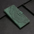thumbnail image 6 of Luxury Flip Wallet Card Case Compatible For Samsung Galaxy S22 Plus Mandala Embossed Folio PU Leather Kickstand Shockproof Magnetic Full Cover with Wrist Strap.For Samsung Galaxy S22 Plus,Green, 6 of 7