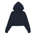 thumbnail image 2 of Ma Croix Womens Crop Top Hoodie Long Sleeve Casual Fleece Hooded Sweatshirt, 2 of 6