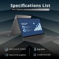 thumbnail image 2 of Lenovo IdeaPad Flex 5 Touchscreen Laptop, 15.6" FHD Laptop, Intel Core i5 1135G7, 8GB RAM, 512GB SSD, Intel Iris Xe, Backlit Keyboard, Fingerprint Reader, Win 11, with Hotface 32GB USB Card, 2 of 9