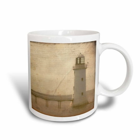 

3dRose Lighthouse Grunge by Angelandspot - Ceramic Mug 11-ounce