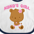 thumbnail image 4 of Inktastic Nana Girl Baby Bear Girls Baby Bib, 4 of 4