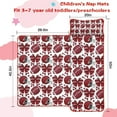 thumbnail image 5 of Red Football Helmets with Bows Pattern Toddler Nap Mats for Kids Preschool,Sleeping Mat Bag or Kids,Toddler Sleeping Bag,Toddler Nap Mat or Daycare, 5 of 6