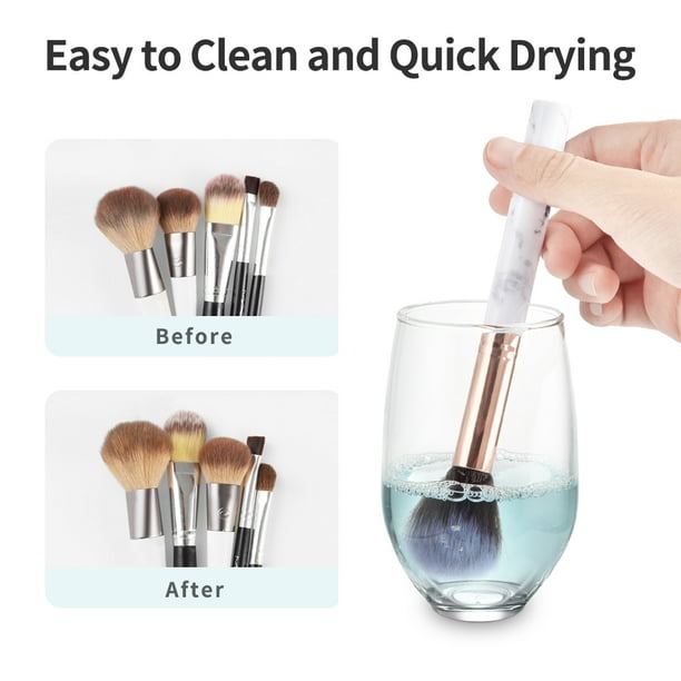 Laver les oeufs - Oeufs de lavage poudre - Makeup Tools - Outils de beauté  - Outil de nettoyage - Oeuf à la brosse