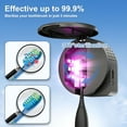 thumbnail image 2 of ACDANC UV Toothbrush Sanitizer Case,Toothbrush Sanitizer and Holder Cover Caps with Fan Drying,Rechargeable Portable Toothbrush Hygienicer Case Fits Most Electric (Black), 2 of 7