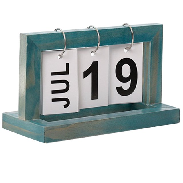 Coofit Table Calendar Creative Simple Desk Calendar Desk Decoration pour le bureau à domicile