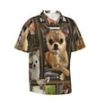 thumbnail image 2 of Chihuahua Dog Men'S 3d Print Casual Button Down Shirts, Novelty Hawaiian Short Sleeves Xl, 2 of 7