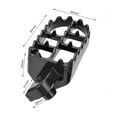 thumbnail image 2 of unbranded 2Ud Reposapies Para Motocicleta Accesorios Para Dirt Bike Fácil Instalación, 2 of 7