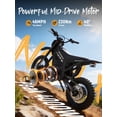 thumbnail image 2 of ESKUTE NOVAX Electric Dirt Bike for Adults/Teens, 4000W 46MPH Fast Electric Motorcycle, 48V 22.8Ah Long Range Battery, Full Suspension, Hydraulic Brakes,Black, UL2849, 2 of 6