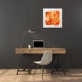 thumbnail image 3 of Combs, Joyce 26x26 White Modern Wood Framed Museum Art Print Titled - Orange Crush, 3 of 4