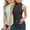 2 Pack - Black/Green, variant on 2 Pack Women's Sleeveless High Turtleneck Fitted Tank Top (S-XL)