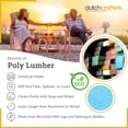 thumbnail image 2 of DutchCrafters Poly Fanback EZ-Access Adirondack Chair (Brown), 2 of 8