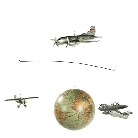 Around the World Flight Hanging Mobile Airplanes
