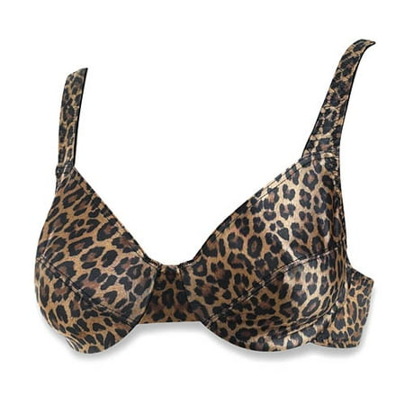 Vassarette Stretch Satin Printed Bra