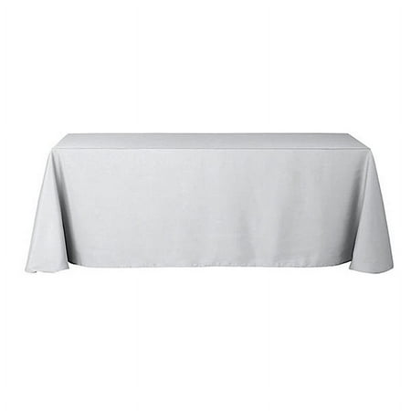 

BalsaCircle 90 x 156 Polyester Rectangular Tablecloth Silver