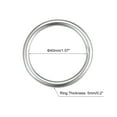 thumbnail image 2 of Unique Bargains 316 Acier Inoxydable Bague Ronde 40mm ID 5mm d'Épaisseur 4 Pack, 2 of 5