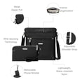 thumbnail image 3 of Bolso de mano Baggallini Go Bagg con pulsera RFID negro, 3 of 6