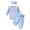 Sky Blue, variant on Ymyiu Going Home Outfit Baby Girl Baby Girl 3-Piece Outfit Set: Soft Infant Romper + Comfy Toddler Pant + Cute Headband (Beige,6-12 Months)