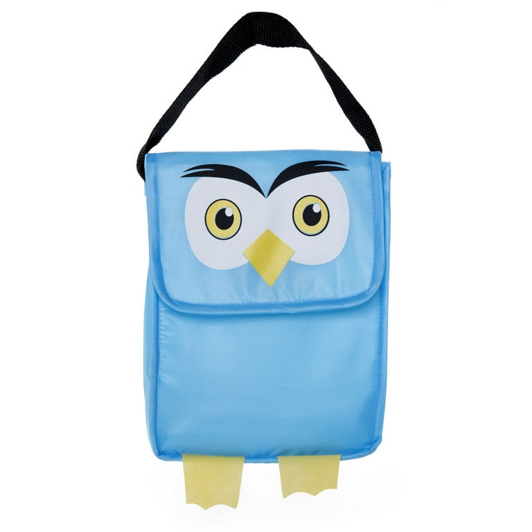 Fun Animal Snack Bag for Kids  Lightweight and insulated Lunch Bag With  Strap 