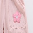 thumbnail image 7 of LYHaoo Lightweight Summer Girls Pants With Embroidered Breathable Wide Leg Kids Trousers For Play School Pants for Girls(Pink), 7 of 7