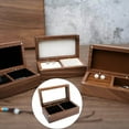 thumbnail image 4 of Wood Jewelry Box Storage Case Keepsake Decorative Box Lid Organizer Keepsake Decorative Box Lid with Lid Keepsake Box Holder Ring Black, 4 of 9