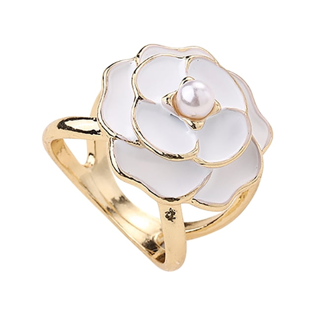 Bufanda de Seda Femenina Ganfancp Francesa Retro Camelia Anillo Hebilla Todo a Juego Decoración Accesorios Bufanda Cuadrada